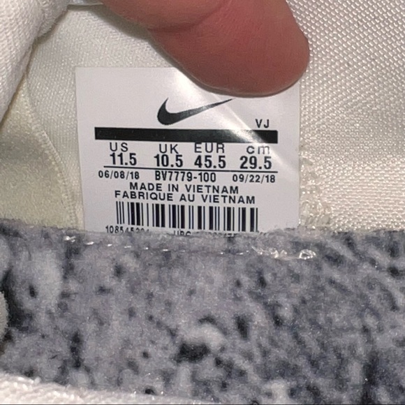 $199 Nike Moon Racer QS sail colorway mens 11.5 shoes - Picture 7 of 11